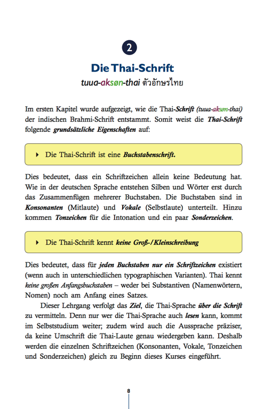 Thai Zahlen, Uhrzeit und thematische Vokabeln – Thai Basisbuch