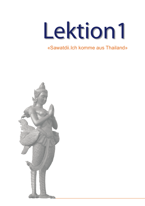 Lektion 1 zu Begrüssung und Smalltalk auf Thai - Thai Konversation Band1